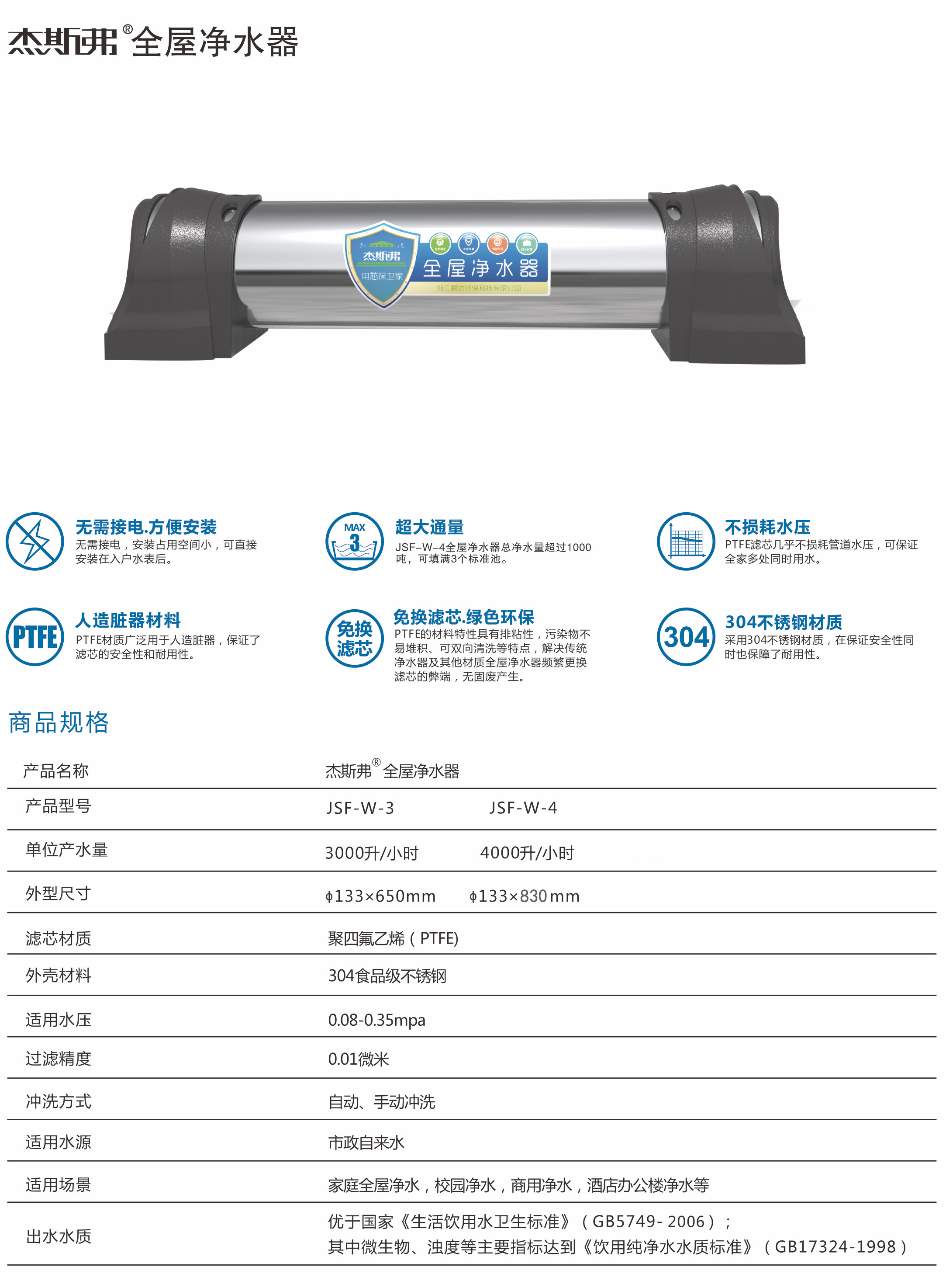 杰斯弗全屋净水器-1